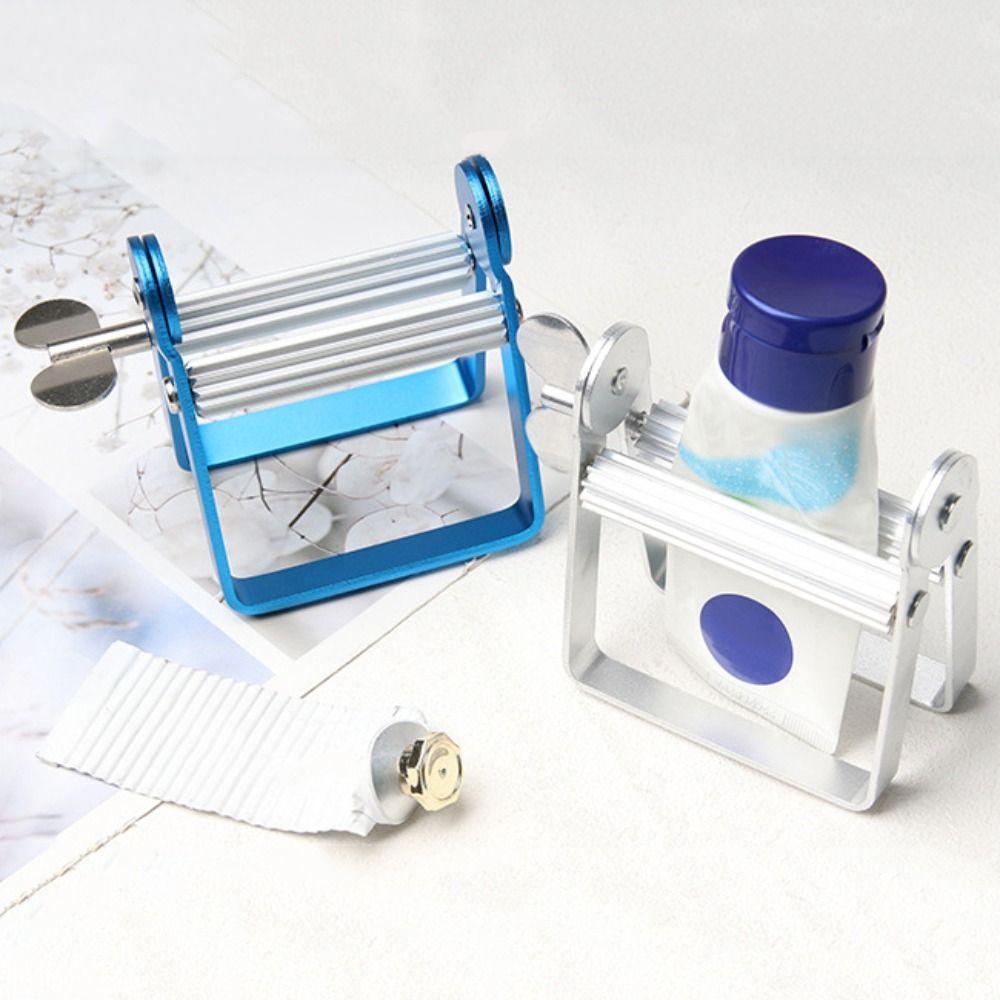 Arbeitssparende Zahnpastatuben-Aufroller Manuell drehbarer Zahnpastaspender Ölfarbe