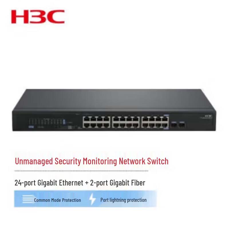 H3C MS4024P-EI 26-Port Unmanaged Gigabit-Netzwerkswitch