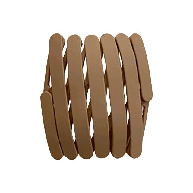 1PC Telescopic Headband Portable Folding Hairpin Women Magic Headband Hair Hole With Tooth Non-slip Hair Claw Hair Accessories