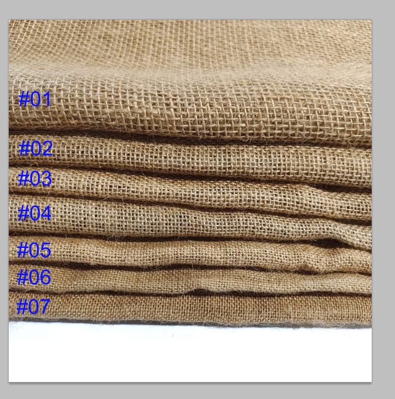 2025 Natural Burlap Fabric Roll Heavy Weight 100% Jute Fabric for Bags