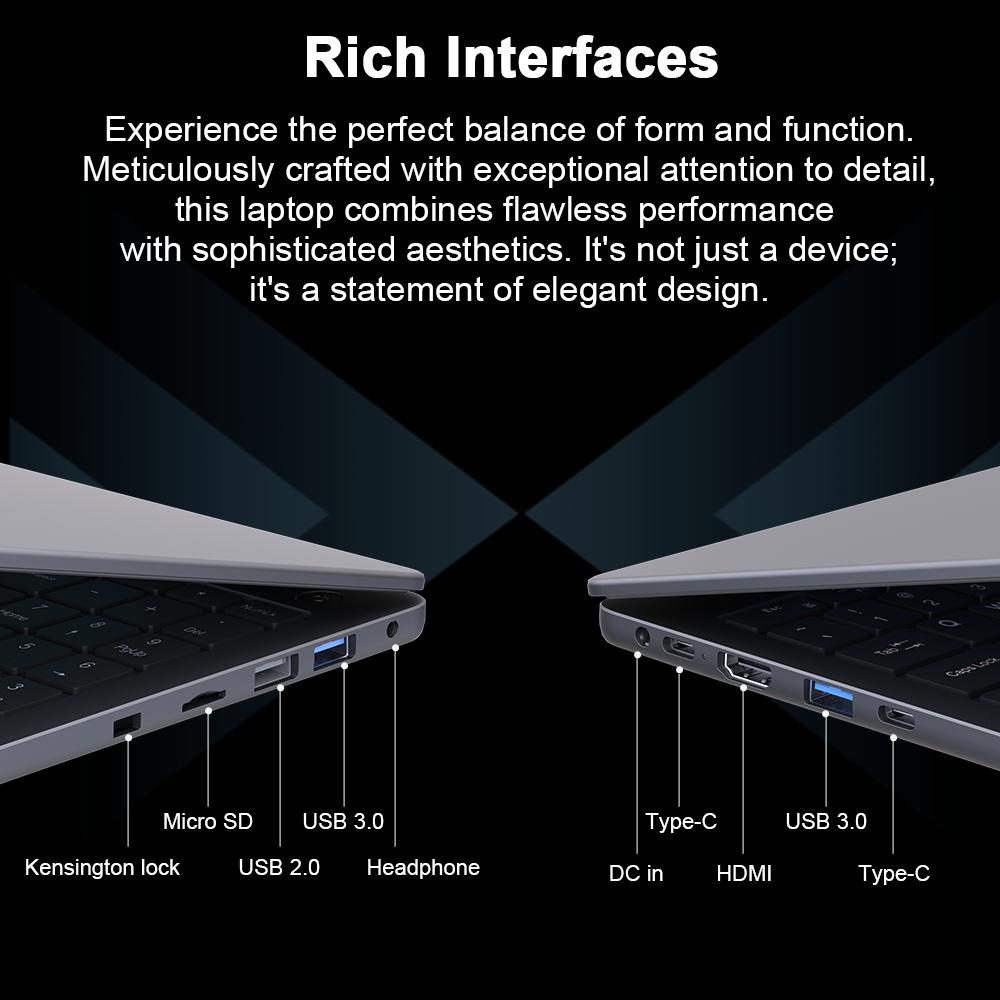 Dizüstü Bilgisayar Ninkear A15 plus 15.6'' 16GB+1TB SSD AMD Ryzen 7 5825U 1920*1080 60Hz Yenileme Hızı