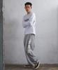 AMOU Rrr One Tuck Sweat Pants Gray
