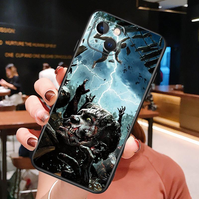 The Walking Dead Phone Case For iPhone 16 Pro Max 14 13 12 11 15 Pro Max Plus 12 13 Mini XR 16e Funda Cover