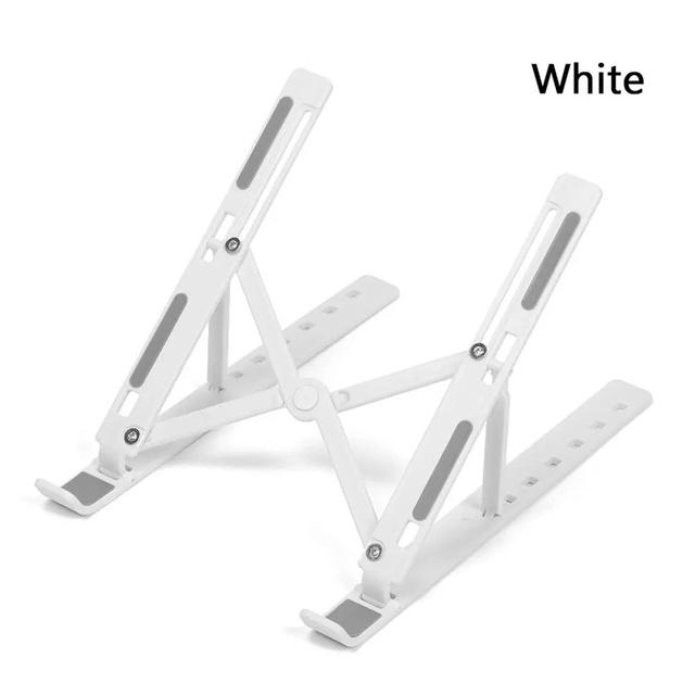 Portable Laptop Stand Foldable Support Base Plastic Notebook Stand for Computer Laptop Holder Cooling Pad Riser