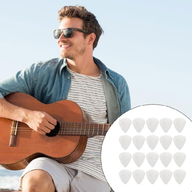 20Pcs Electric Guitar Bass Pick Plectrum Metal Guitar Plectrums Stainless Steel Guitar Pick Guitar Accessories Enduring