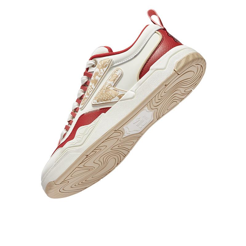Fila Fusion Nollie CNY Fashion Versatile Low-Top Skate Shoes Men Sneaker White Red T12M512311FWC