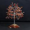 Base Piramidale Orgonica Albero della Vita Chakra Corniola, Albero di Cristallo per Energia Positiva, Decorazione Feng Shui, Cristalli Curativi Portafortuna, Regalo Spirituale