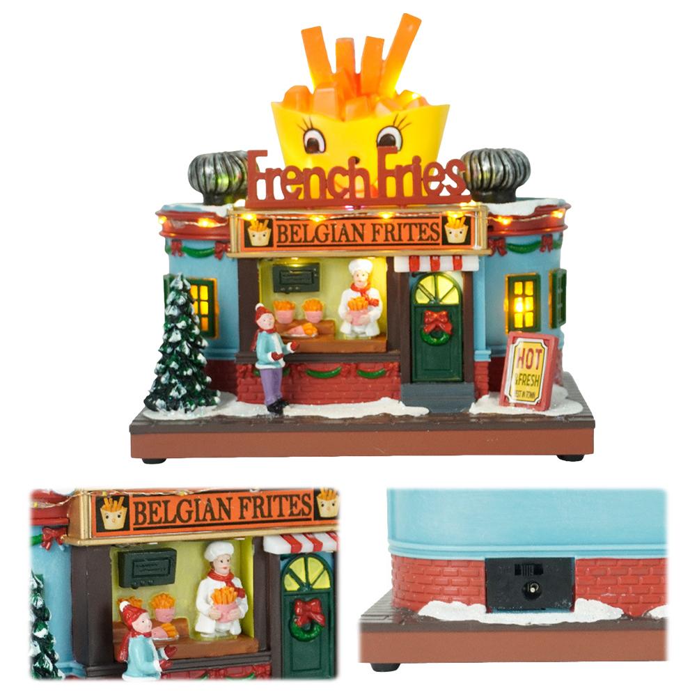 

Cartoon French Fries House Decoration Figurine with LED Lights Christmas House Decoration Christmas Gift Home Decoration China Mainland