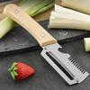 Stainless Steel Fruit Peeler Wooden Handle Paring Knife Planer Sugarcane Household Thick Fruits Vegetables Scraping Tools