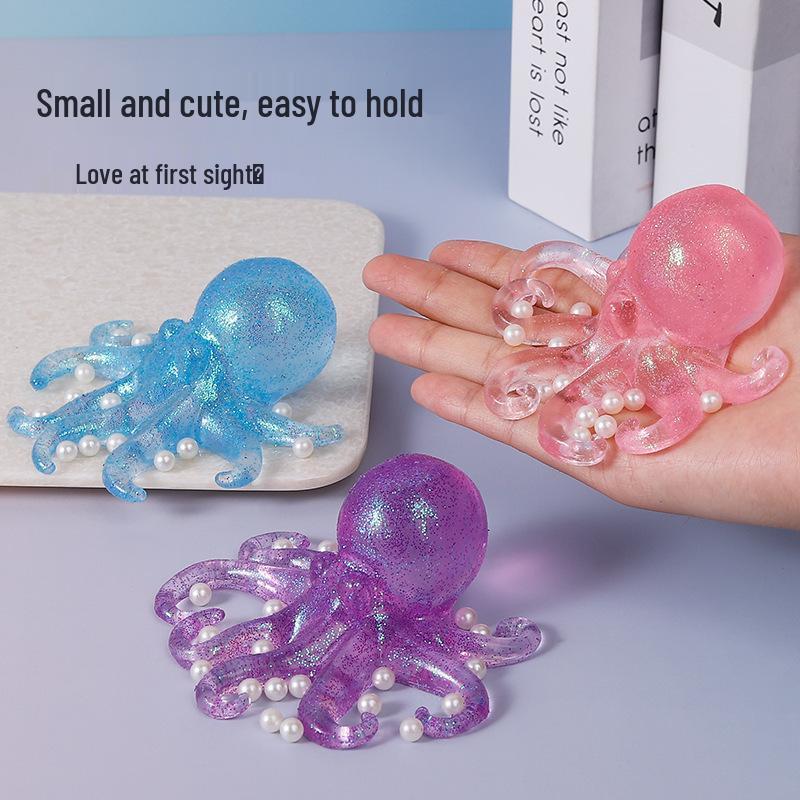 Realistic Octopus Stress Relief Toy - Super Soft, Slow Rebound, Cute Design