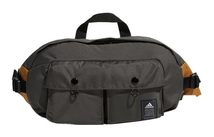 Adidas Polyester Sling Bag, Crossbody Bag, Fanny Pack Regular Men's Gothic Olive Green HE2691