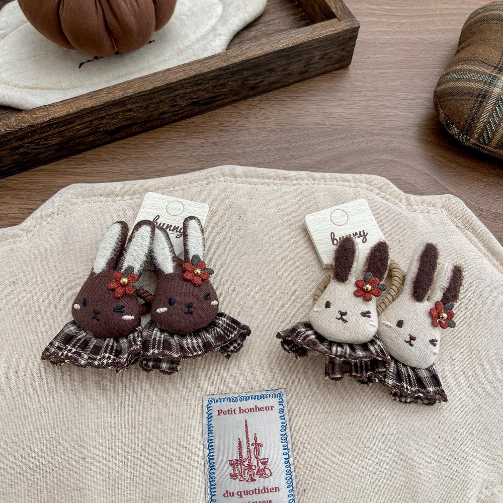 Polka Dot Love Bow Hair Rope Tie Children's Elastic Hair Band Rubber Band Ponytail Holder Elastic Headband Girl Hair Accessories