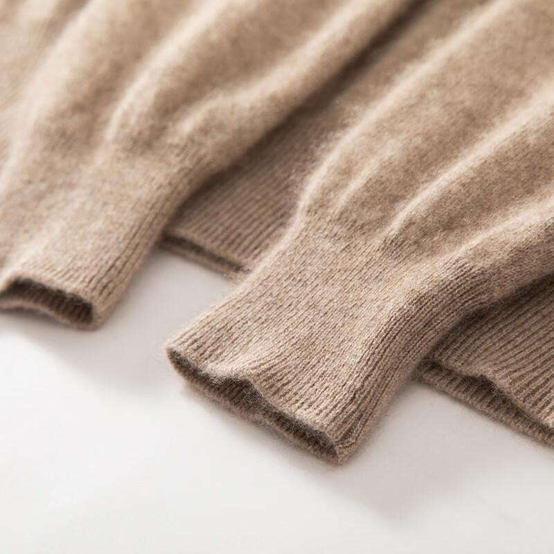 Fanzhen Men's Cashmere Blend Round Neck Sweater