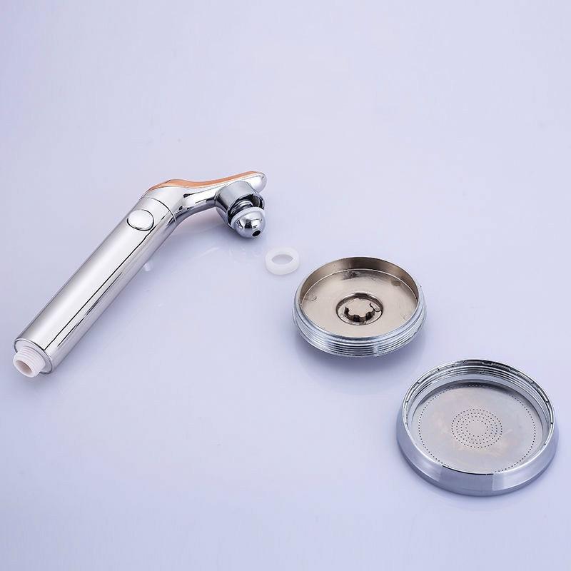 Adjustable Bathroom Shower Head Shower Head Hand Shower High Pressure Water Saving One Button To Stop Water Shower Heads