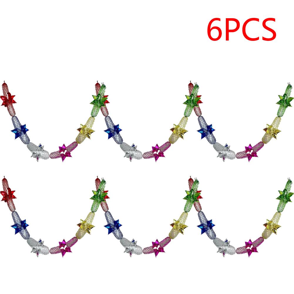 Рождественская фольгированная гирлянда Фестивальная подвесная мишура Подвесная мишура для потолка Рождественская гирлянда для подвешивания к потолку Рождественский декор для вечеринки