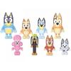 Newbluey Family Action Figure Set Cartoon Dog Dolls Car Decoration Kids Toys Gifts Xmas Gift 8pcs