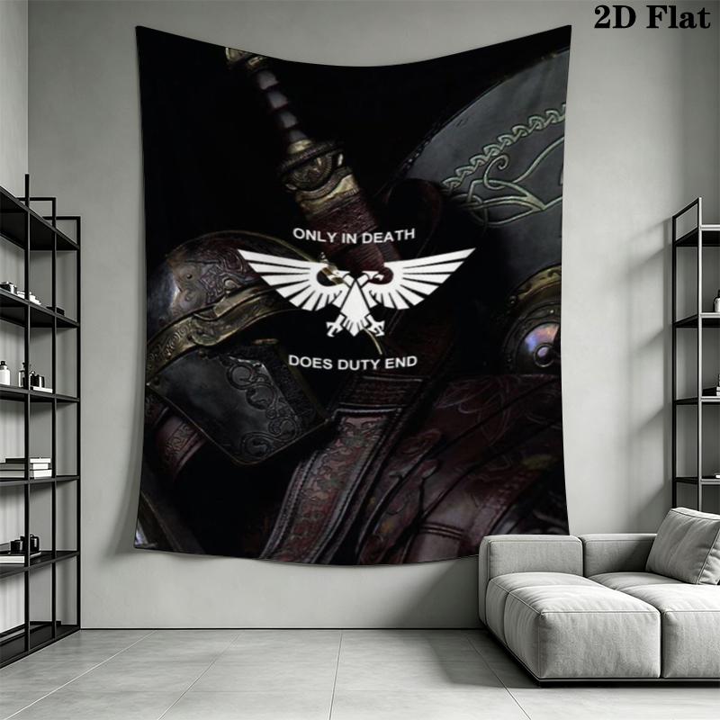 Warhammer 40K Faliszőnyeg Esztétikus Falra Akasztható Nyomtatott Szövet Pléd Dekoratív Szőnyegek Hálószobába Nappaliba Lakásdísz