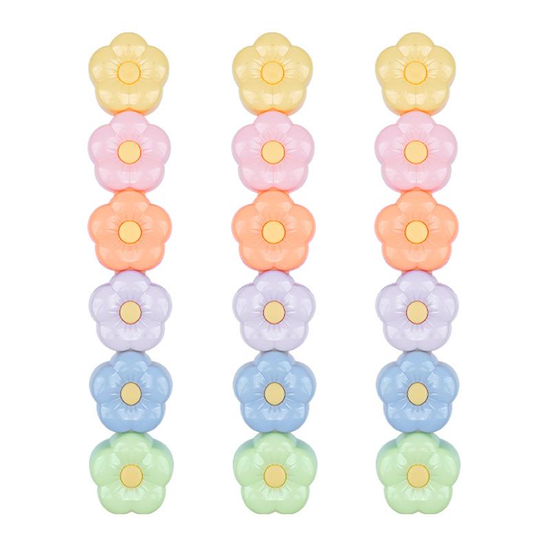 1 Stück 5 Farben süße Kawaii Blume Candy Farbe Textmarker Büro Schulbedarf Geschenk