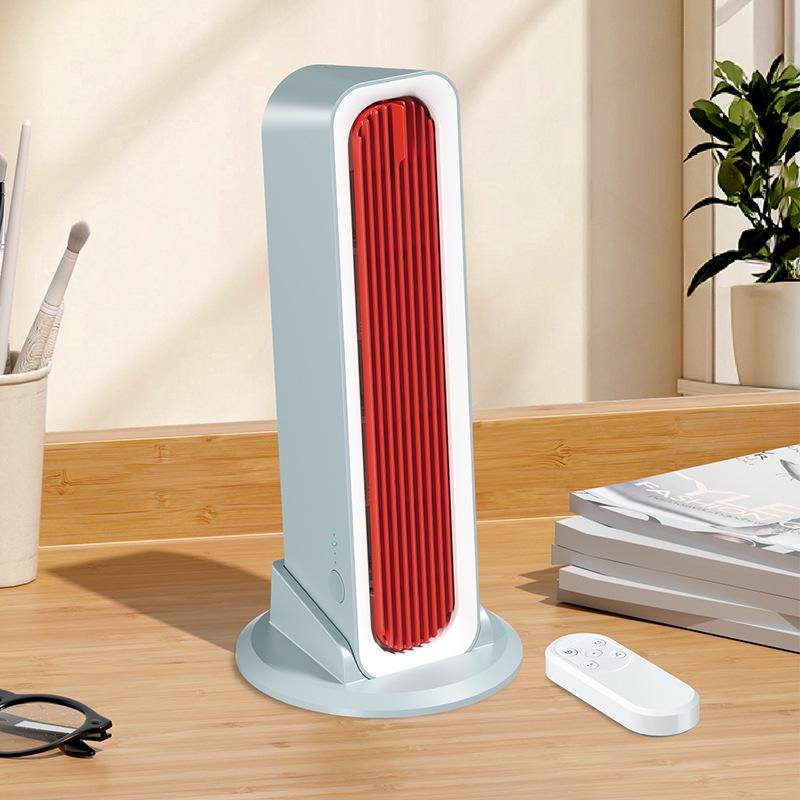High-Power Silent Tower Fan: Desktop, Wall-Mounted, Portable with Long Battery Life for Office & Home