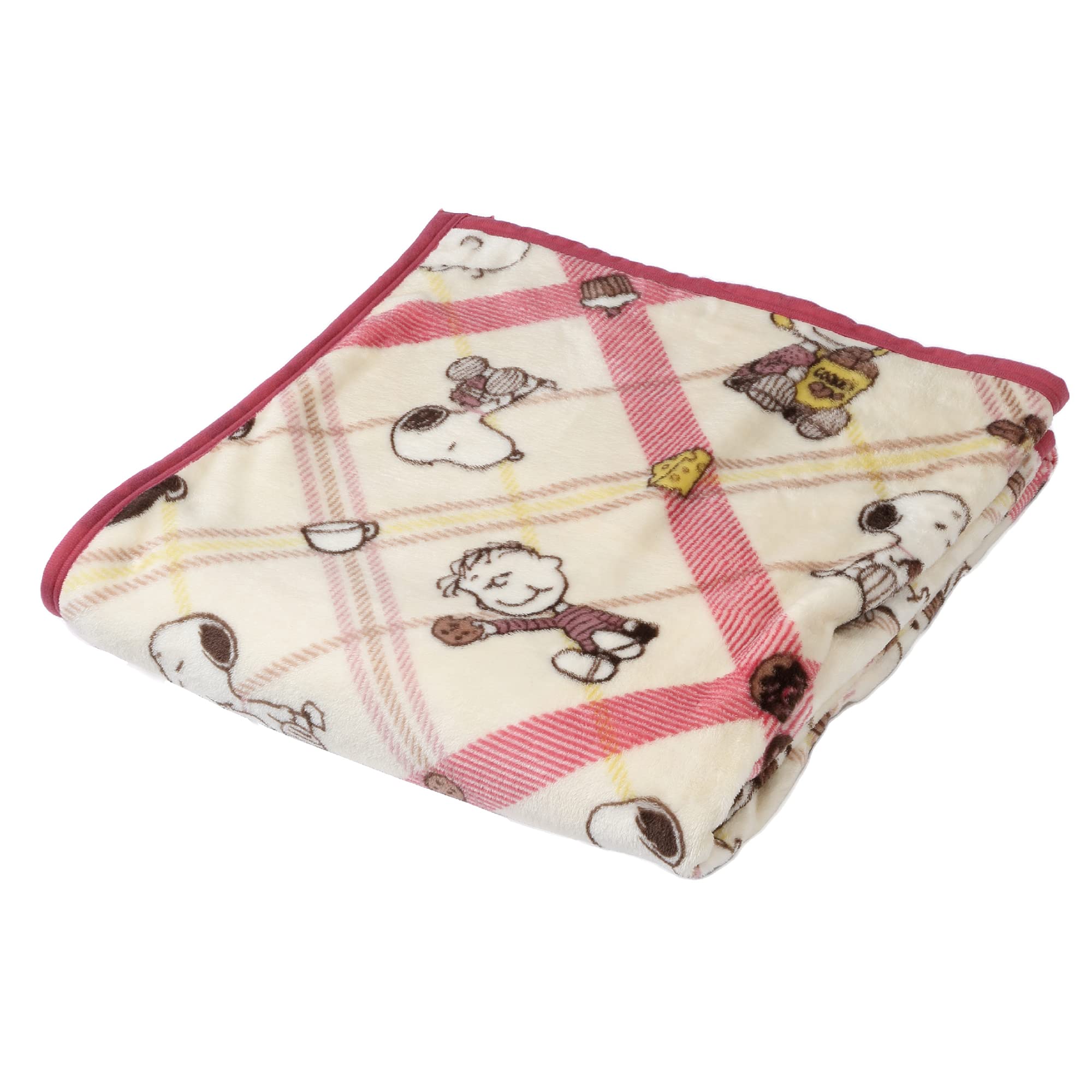 

nishikawa Одеяло Snoopy Single Washing Cafe Pattern Check Red FQ02505035 [Nishikawa]