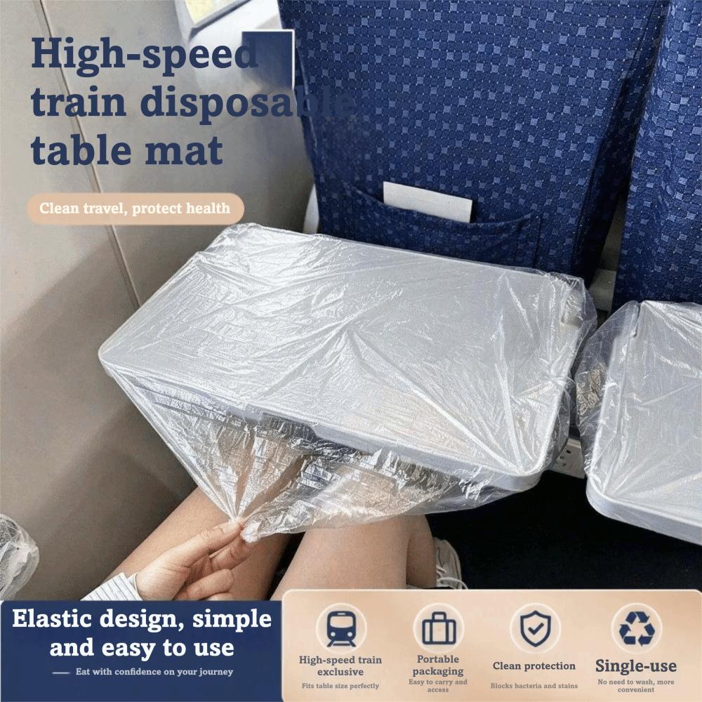 50/10pcs Portable Disposable Seat Cover Anti-Dirt Travel Protector Kit Flight Trip
