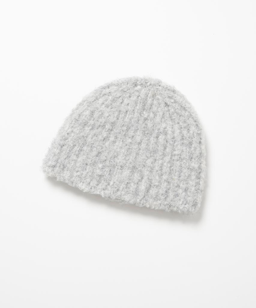 MILLO WOMEN Fluffy Beanie [Melange White]