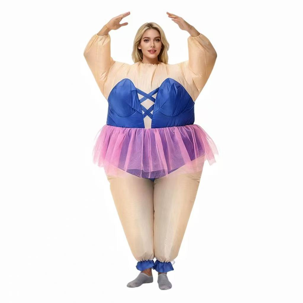 Cross-border Christmas Party Inflatable Fat Chef Costume