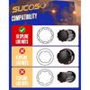 10 Spline Lug Nut Key Replacement For TA20-19/21 Fit Bimecc M12X1.5 M14X1.5 10 Spline Lug Nuts And Lug Bolts, 10 Point Lugnut Socket With 3/4"(19Mm)