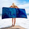 Superfine Fiber Square Beach Towel With 3d Digital Print For Beach Vacation Use