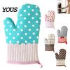 Soft Comfortable Baking Mitts Set Oven Mitts, Heat Resistant Kitchen Gloves for Women, 100% Cotton Anti Essentials Hot Pans Scald Non-Slip Padded