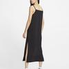 Nike Sleeveless Dresses Women's Black Boat Neck Thin Long CJ3751-010