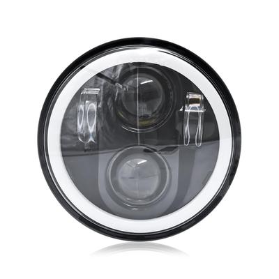 RUSUO LED Svetlomet, 5-3/4" 5.75" LED Svetlomet pre Motocykel Diaľkové/Tlmené Svetlo DRL Smerové Svetlo 5.75" Okrúhly Rohový Jazdný Svetlomet