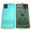 A51 4G Middle Frame For Samsung Galaxy A51 4G A515 Housing Battery Back Cover With Camera Lens Rear Door Glass A515 SIM Card