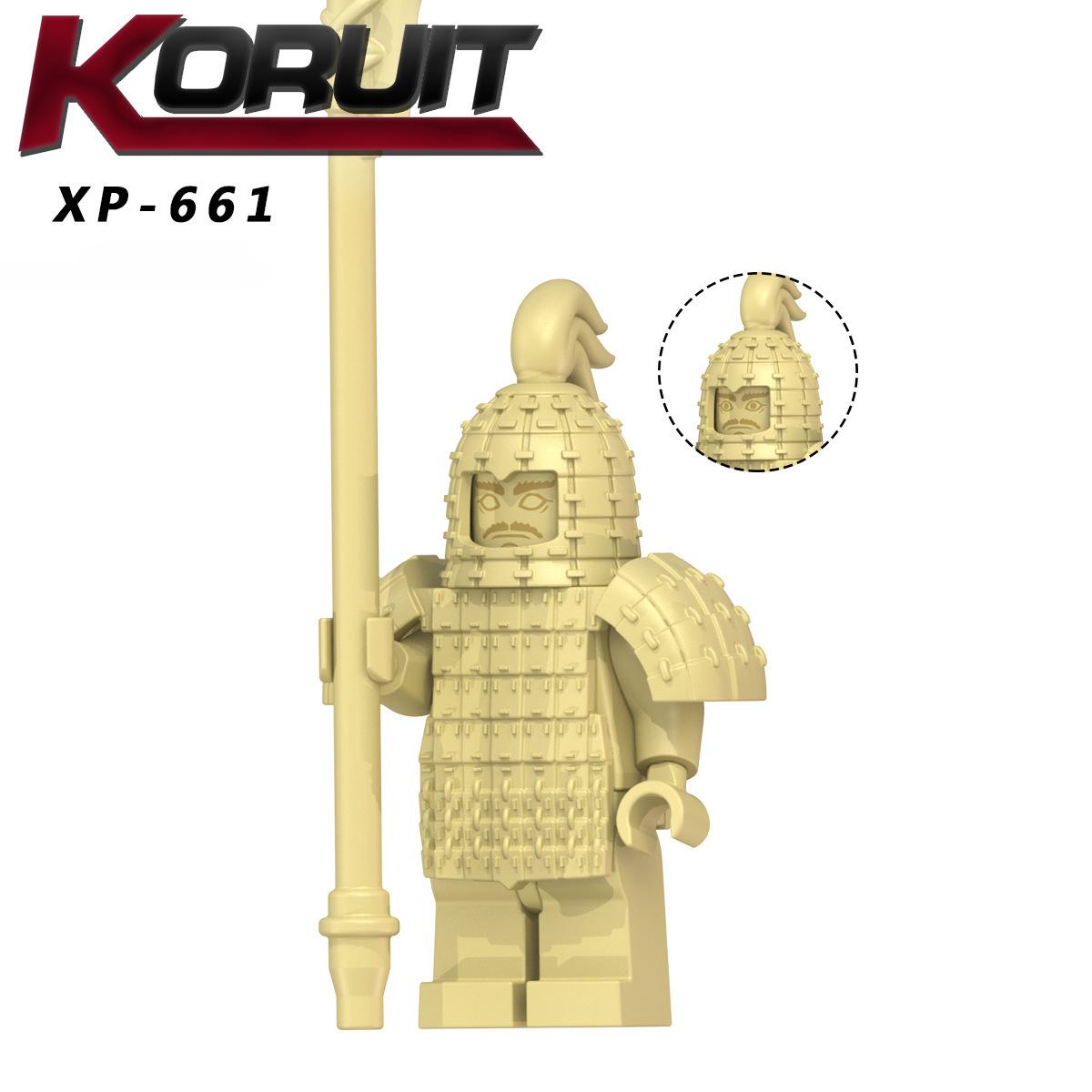 

Модель древней терракотовой армии, блоки MOC, набор кирпичей, подарки, игрушки для детей KT1089