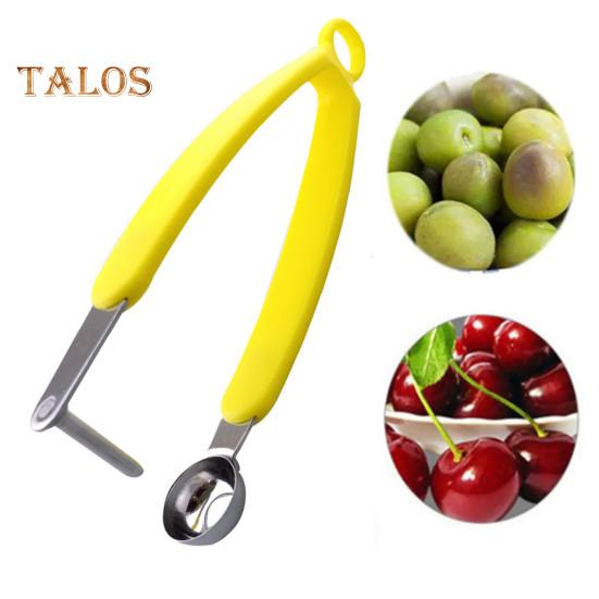 Cherry Corer Cherry Pitter Tool Rustfritt stål Olive Pitter Heavy-Duty Frukt Pit Remover Multi-Purpose kjøkkentilbehør
