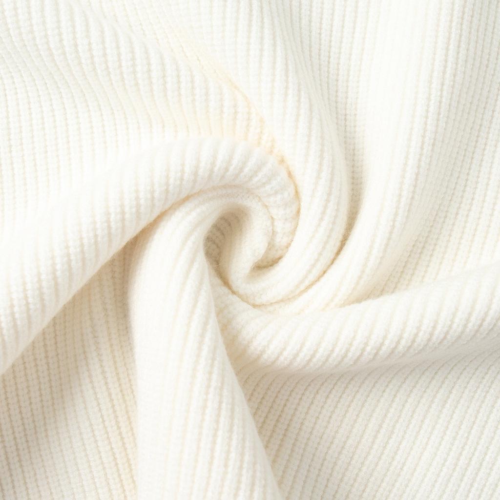 2025 Herbst Winter Neues Damen Strickpullover Set mit Halbreißverschlusskragen Langarm Weitbein Hose Outfit für Europa und Amerika