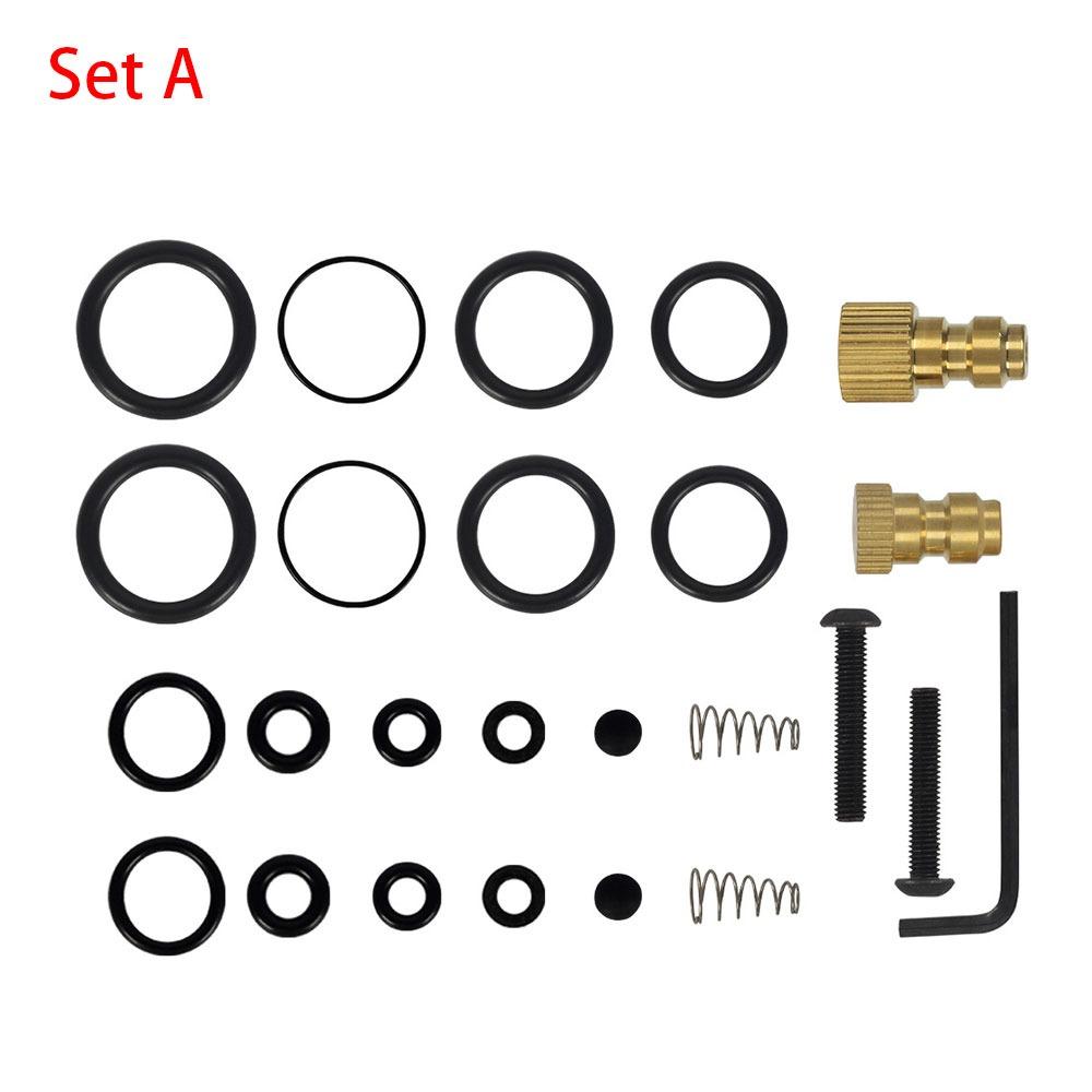 1Set For Hand Operated Air Pump Inflator Repair Set Kit High Pressure Air Pump Replacement Kits