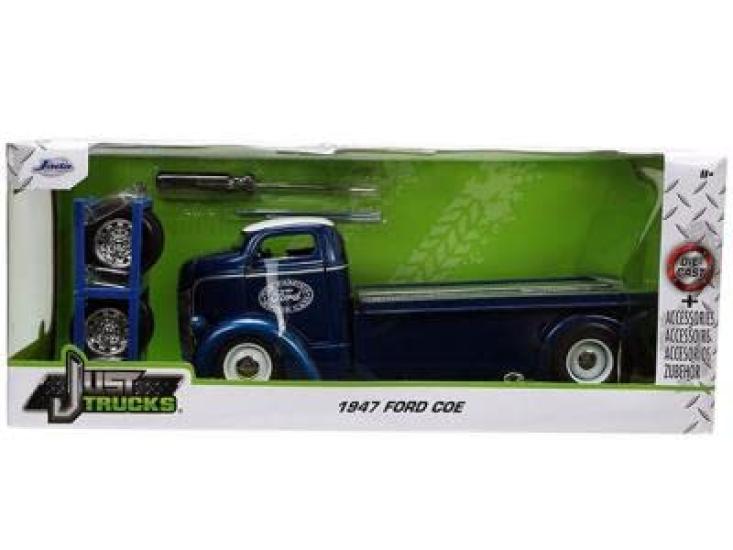 

Jada TOYS JUST TRUCKS FORD Jada TOYS масштаб Ford с багажником для шин 124 масштаб 1947 COE 124 1947 COE [Товар]