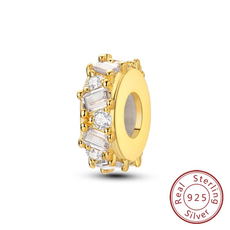 Original Charms Beads Copper Golden Bow Leopard Cat Dog Sunflower Beads Fit Pendant Bracelet Women Jewelry Gift