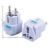 Universal International Travel Plug Adapter Multifunction Au Uk Us To Eu Type E/F France Spain Ac Electrical Socket