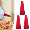 New 3Pcs Salad Sauce Syrup Jam Ketchup Squeeze Bottle Nozzle Salad Dressing Dispenser Piping Tip Food Grade PP Kitchen Gadgets