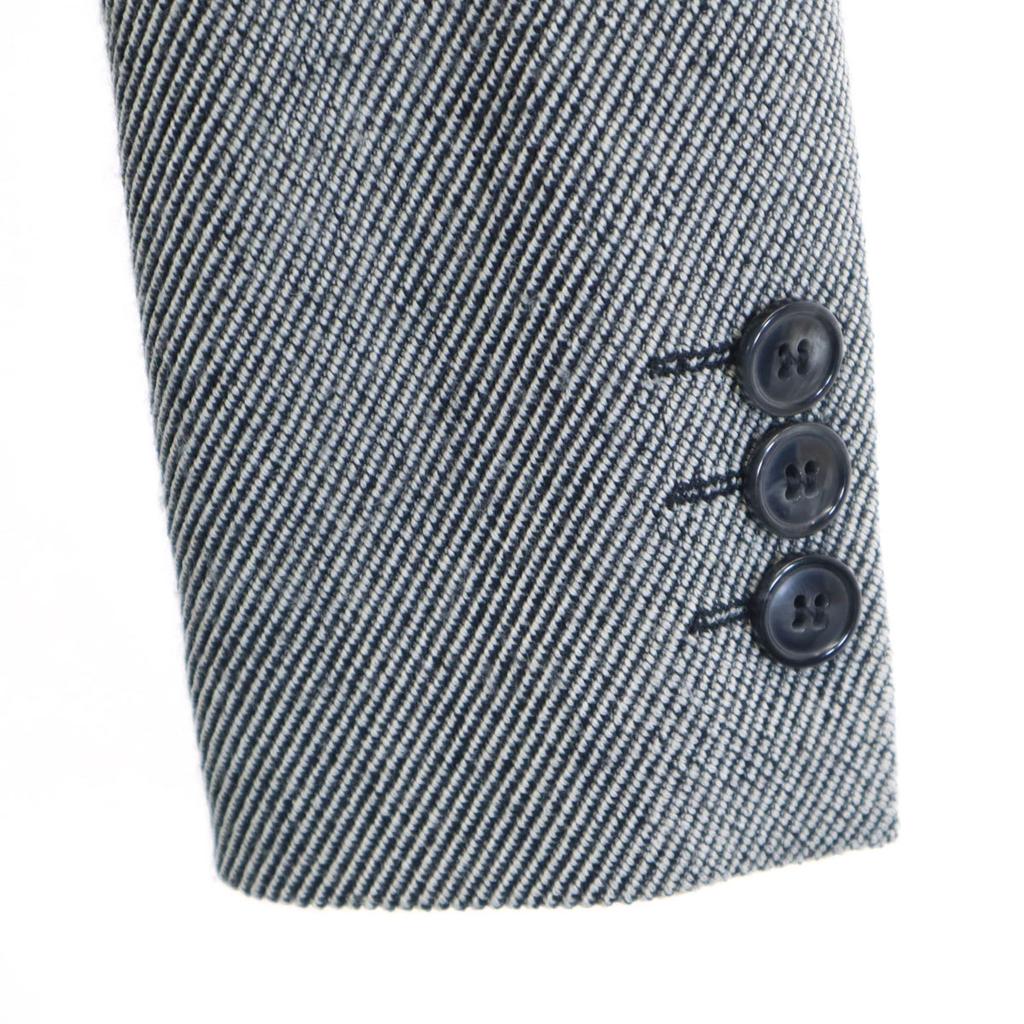 Emporio Armani Made In Italy Tailored Jacket 42 Gray Women Used