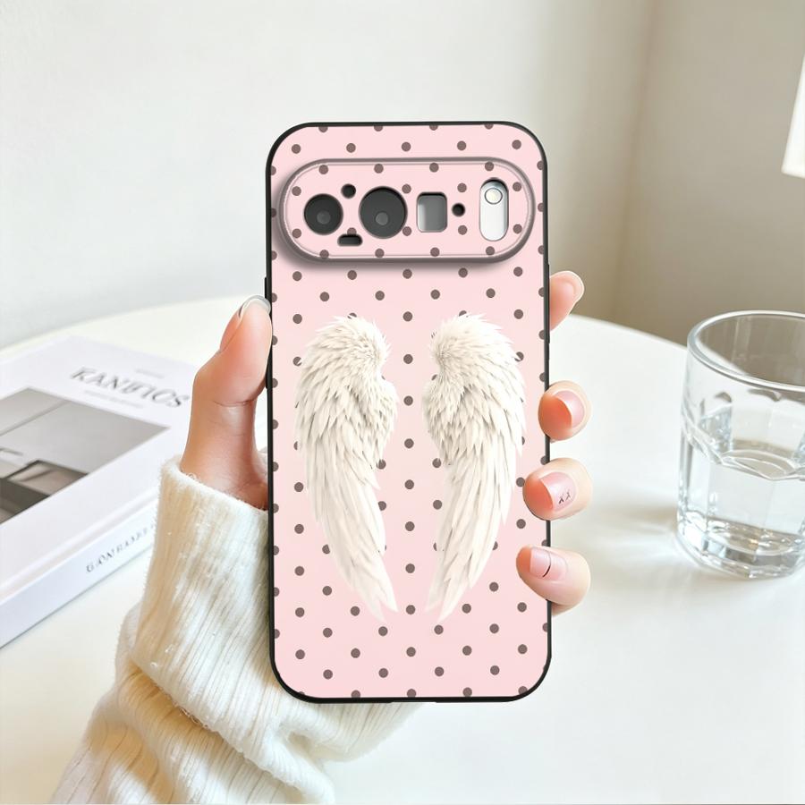 Case for Google Pixel 11 pro 10a 11ProXL 8a 7a 6a 9a 6 7 8 Pro 10 9 Pro XL Funda Phone Cover Angel Wing Feather