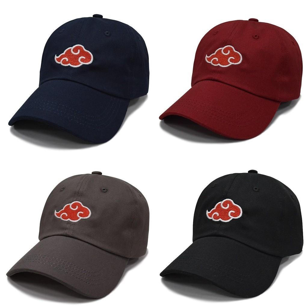 Comfortable Cotton Blend Naruto Uzumaki Baseball Cap Featuring Iconic Akatsuki And Uchiha Embroidery