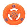 Pet Latex Toy Football Basketball Steering Wheel Teething Toy for Relaxation and Entertainment Sound-producing Frisbee Dog Toy