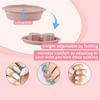 Professional Manicure Hand Soak Basin Silicone Ergonomic Design For Nail Salon Use Waterproof Sturdy Simple Maintenance