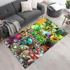 Plants Vs. Zombies Floor Mat Suitable for Decorate Room Study Room Balcony Bedrooms Anti-slip Rug Anime Office Decor