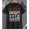Camiseta Unissex Preta de 2 Lados 1995 Nine Inch Nails & David Bowie The Outside Tour