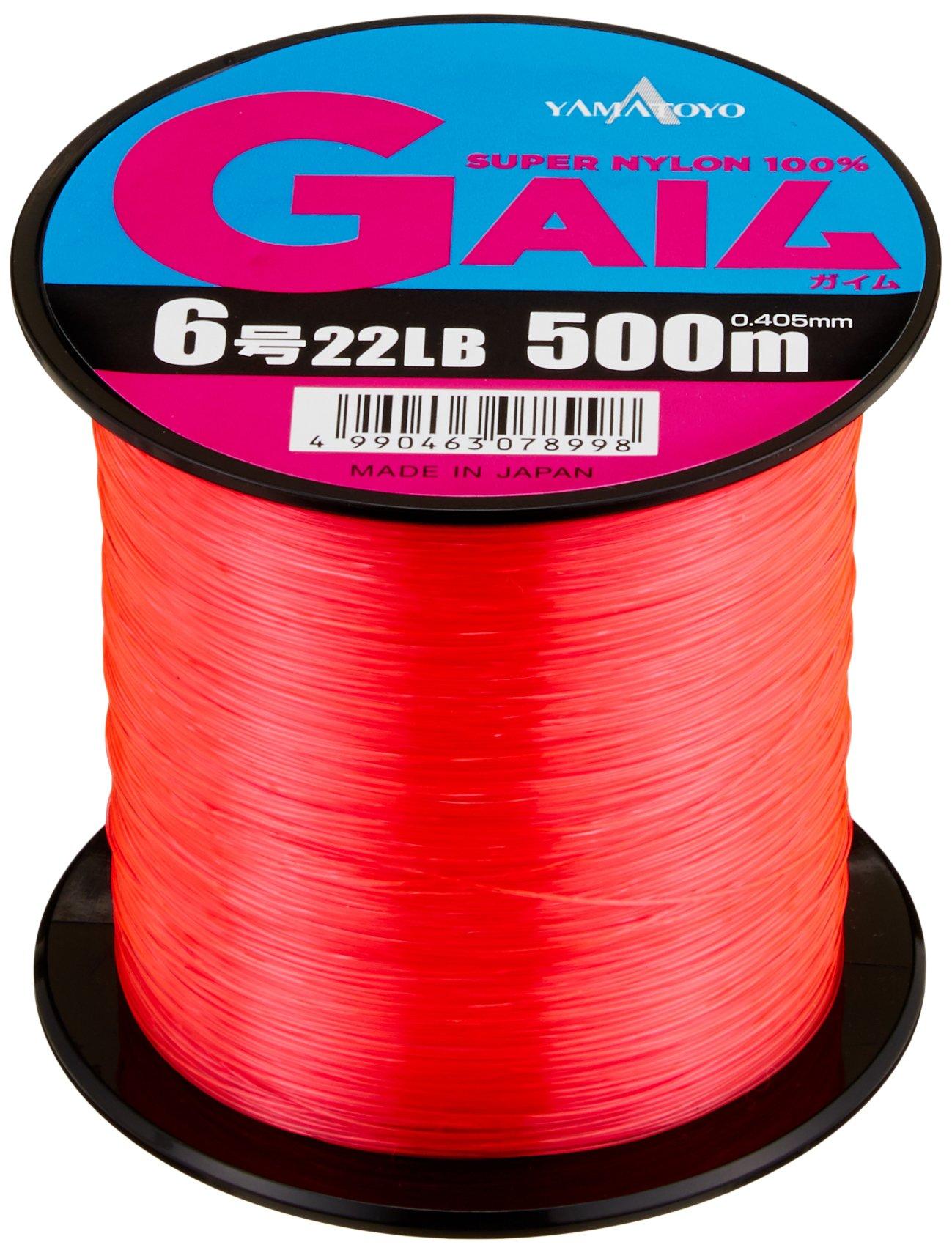 

YAMATOYO Nylon Line Gaim 500m 22lb Pink #6