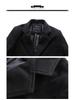 2025 Plus Size Casual Wool Blend Single-Breasted Trench Coat